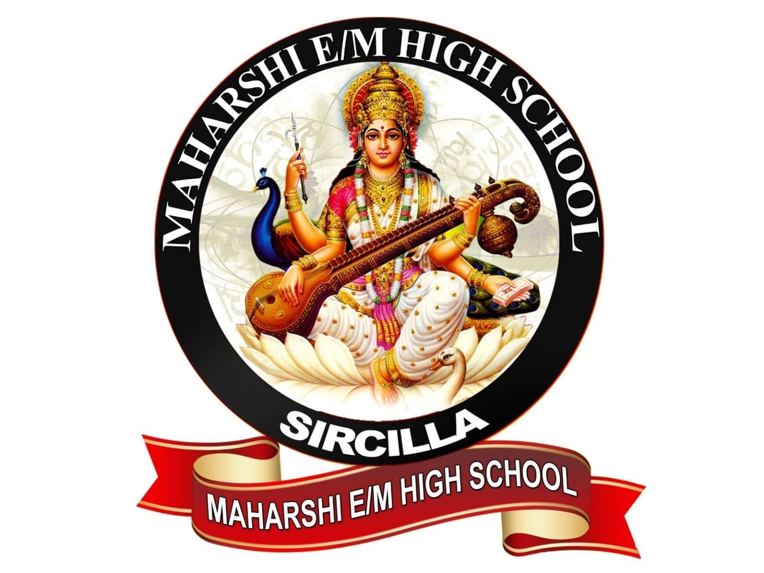 Maharshi E/M High School emblem